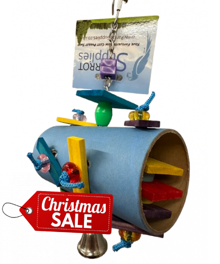 Parrot-Supplies Barrel Of Surprises Foraging Parrot Toy Parrot-Supplies Barrel Of Surprises Foraging Parrot Toy